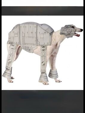 Dog AT-AT Costume in Light Gray - Pet Costume